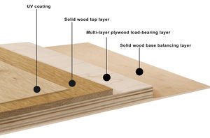 <span class=keywords><strong>Parquet</strong></span> en mosaïque artistique traditionnel en <span class=keywords><strong>noyer</strong></span>, motif feuille de lotus, pour espaces sophistiqués - Product Image 5