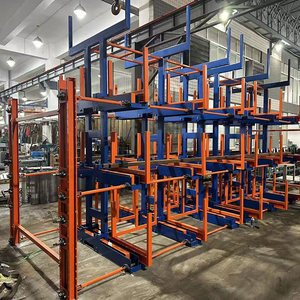 Heavy Duty Steel Cantilever <strong>Rack</strong> with Electric Motorized Telescopic Arms Adjustable <strong>Pipe</strong> Tube Storage <strong>System</strong> - Product Image 3