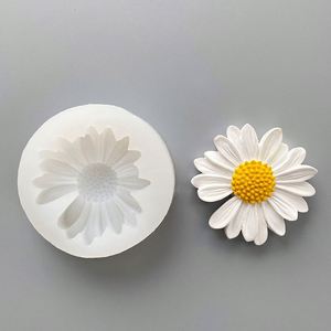 Custom Luxury 3D Eco-Friendly Disposable <b>Silicone</b> Wax Candle Jar Making Mold with Flower Design for Birthday & Cake <b>Tools</b> - Product Image 5