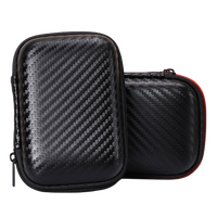 Estuche rígido de EVA portátil, nuevo soporte de almacenamiento de transporte impermeable para auriculares, cargador de auriculares, disco duro y datos