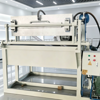 Machine à fabriquer des plateaux à œufs à commande manuelle simple avec presse à levier mécanique pour la création de petites entreprises d'œufs à domicile