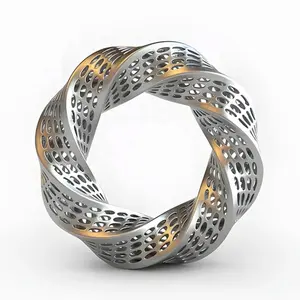 Stampa 3D produzione a breve termine in acciaio inox alluminio inconel titanio leghe metalliche 3D servizi di stampa