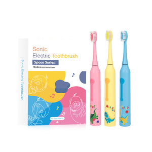 Silicone Baby <strong>Toothbrush</strong> With Led Light Cute Design Children Electric <strong>Kids</strong> Automatic Ultrasonic <strong>Toothbrush</strong> - Product Image 1