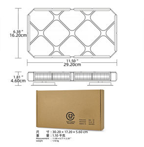 48 LED 48W, lumière longue portée à LED, rouge, bleu, blanc, vert, ambre, disque magnétique, lumière stroboscopique d'avertissement pour toit de voiture, camion - Product Image 5
