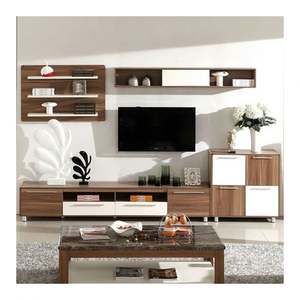 Contemporary Luxury <b>Modern</b> Wooden <b>TV</b> Unit With <b>TV</b> <b>Stand</b> Cabinet - Product Image 2