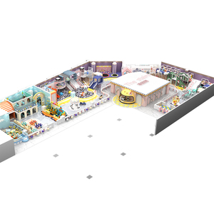 Aire de jeux pour tout-petits, blocs de construction, table DIY, maison de jeu pour enfants, aire de jeux intérieure pour enfants avec trampoline, piscine à balles - Product Image 1
