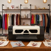 Nouvelle machine d'impression DTF A3 Max pour t-shirts, imprimante DTF multi-couleurs entièrement automatique pour petites entreprises