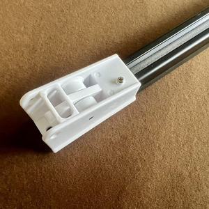 Tapa de extremo Accesorios de cortina de plástico Kit de reparación silencioso y duradero Soporte de plástico de sombra Ajuste de cadena de cuentas laterales con una cuerda - Product Image 4