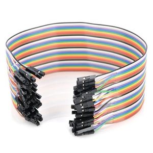OKY0060 20cm 40 pines hembra a hembra Dupont <span class=keywords><strong>Breadboard</strong></span> <span class=keywords><strong>Gpio</strong></span> Cable de puente 40 pines - Product Image 2
