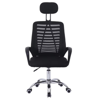 Chaise de direction pivotante moderne réglable en usine Anji Chaise de sommeil inclinable Chaise de bureau ergonomique en maille avec accoudoir