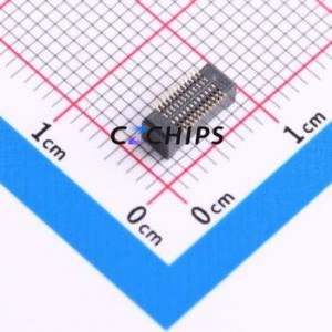 5001-BF0424-30-00 Board-to-Board & Backplane Connector SMD,P=0.4mm Connector 24P 0.4mm Slot Butt Joint Vertical Mount - Product Image 2