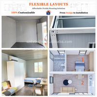 Conteneur d'entrepôt de 40 pieds, structure en acier préfabriquée avec panneaux sandwich pour stockage industriel, hôtel et usage extérieur