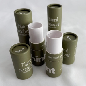 100% thân thiện với môi môi son dưỡng giấy kraft bao bì Nước hoa rắn các tông Ống mỹ phẩm Kem dưỡng da xoắn lên xi lanh container - Product Image 6