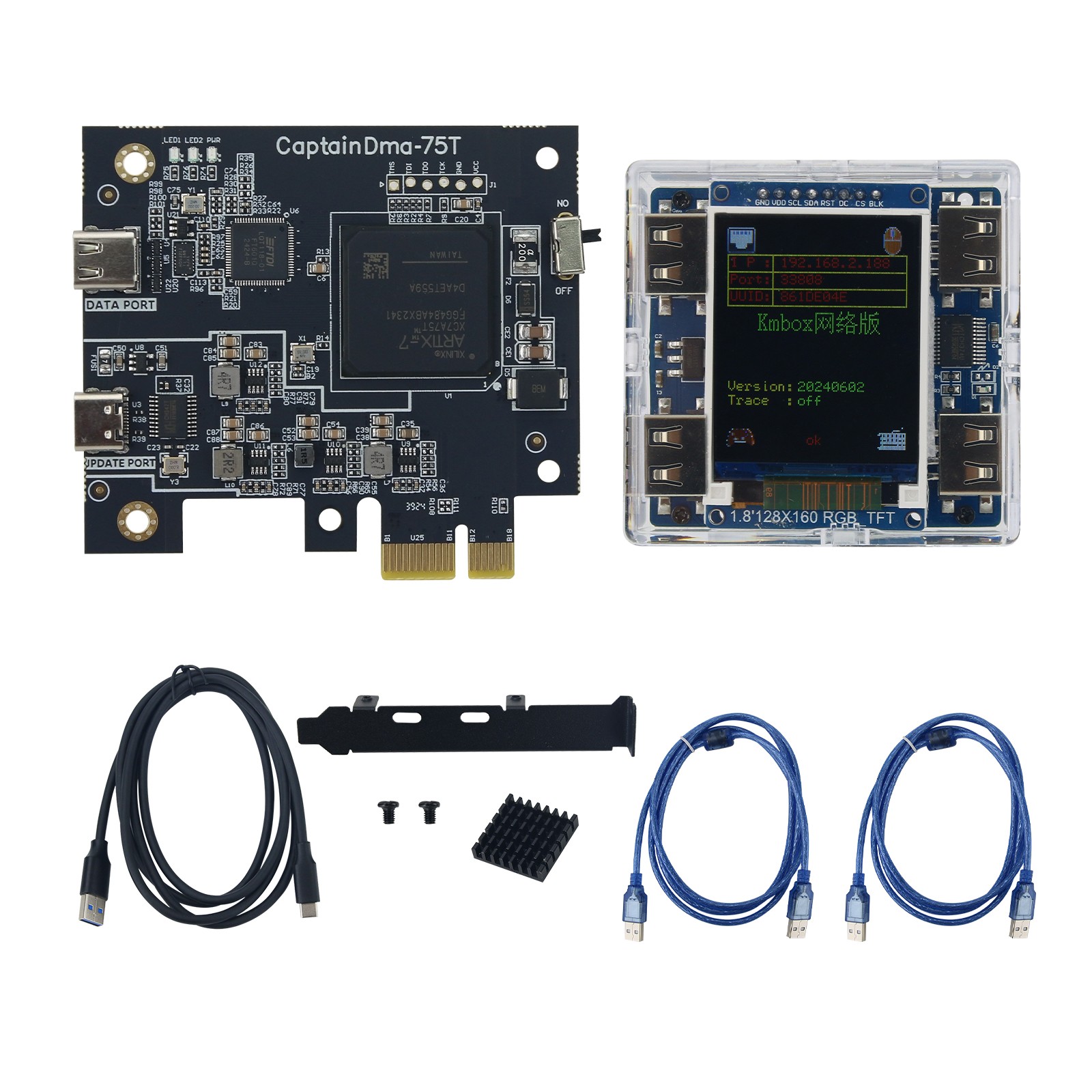 Cap75T+KMBOX DMA Module with Keyboard Mouse Controller - OEM