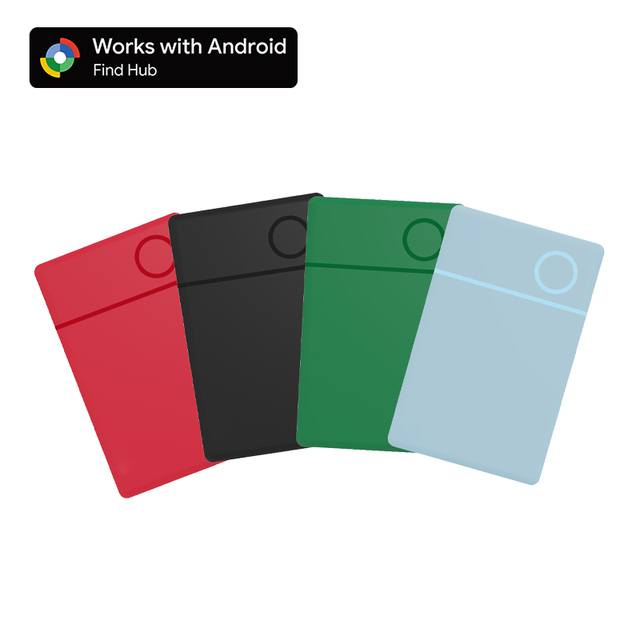 RSH Android Card Google Find My Device Ultra Thin Smart Wallet Tracker Card Finder for Wallet Passport