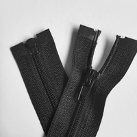Fermeture éclair en nylon à extrémités ouvertes/fermées ICI, vente en gros, fermeture éclair en nylon pas chère, boîte à épingles en plastique pour vêtements
