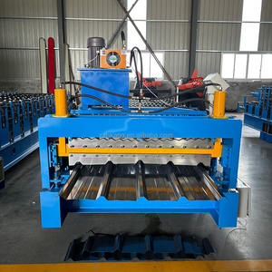 中国制造商 IBR 彩色涂层钢屋顶 IBR 850&TR5 双层板制造机械 - Product Image 2