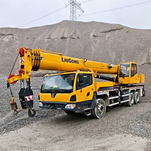 चीन ट्रक क्रेन 25टन मूल लीयुगोंग निर्माण मशीनरी, कुछ ट्रक घुड़सवार क्रेन - Product Image 1