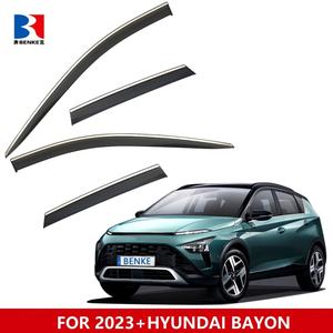 Déflecteurs de Vitres Latérales pour Hyundai Bayon 2023 2024 2025 – Pare-Pluie et Pare-Soleil pour Portières de Voiture - Product Image 2