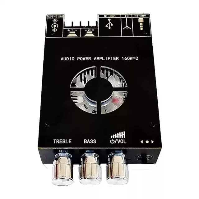 1602T TDA7498E  Amplifier Module 2*160W Stereo with Treble & Bass Control