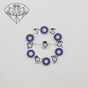 ASFA10 Cristales de Estrás Termoadhesivos con Forma Circular de 4x8mm, Tamaños SS6 y SS10, para Aplicación con Máquina de Termofijación, Cristal AB - Product Image 3