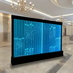 Painel acrílico de parede de led bolha de água, decoração de parede, digital