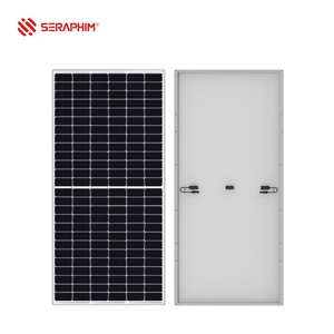 แผงโซลาร์เซลล์แบบโมโนคริสตัลไลน์ HJT PERC สองหน้า ยี่ห้อ <span class=keywords><strong>Seraphim</strong></span> กำลังไฟ 400-660 วัตต์ ประสิทธิภาพ 21% แรงดันไฟฟ้า 1000/1500 โวลต์ กระแสตรง - Product Image 2