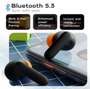 <span class=keywords><strong>Cuffie</strong></span> Wireless TWS Binaurali a Bassa Latenza con Cancellazione del Rumore ENC a Quattro Microfoni, Modello Privato Z40pro di Brightblue Factory, LED - Product Image 4