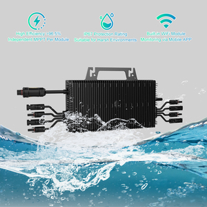 Microinversor Cosmoxstar de 2400W, IP67, 4 MPPT, 4 Entradas FV, Onda Sinusoidal Pura, Monitoreo para Sistemas Solares Domésticos - Product Image 4