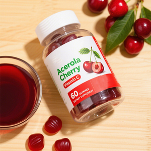 Supplément de cerise d'acérola de marque privée extrait naturel de baies lyophilisé biologique avec gommes de cerise d'acérola de vitamine C - Product Image 2