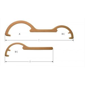 Ampco-ประแจข้อต่อท่อ CW1000B เบริลเลียมทองแดง (เมตริก) กุญแจหกเหลี่ยมไม่เกิดประกายไฟประแจตะขอและประแจซ็อกเก็ต - Product Image 1