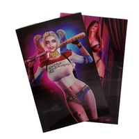 Affiches 3d de conception sexy image d'anime 3D lenticulaire d'affiche murale de fille nue sexy