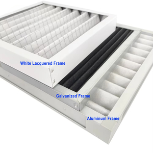 Filtres à air industriels MERV 7 8 plissés en treillis métallique pour four à courant alternatif G4 Eu4 avec cadre en aluminium personnalisé 20x20x1 16x25x1 16x20x1 - Product Image 5