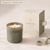 Boîte à tiroir en carton rigide de luxe personnalisée, emballage cadeau pour bougies parfumées, boîte en papier carrée pour pots de bougies parfumées
