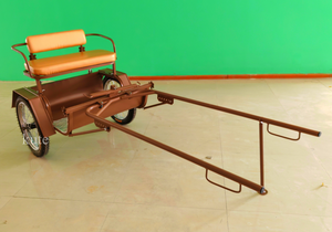 Lujo Turismo Viajes Maratón Carro de caballos 2 Ruedas Mini <span class=keywords><strong>pony</strong></span> Caballo dibujado para la venta 2 Ruedas Carro de <span class=keywords><strong>pony</strong></span> - Product Image 3