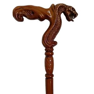 Bastone da Trekking Vintage in Legno con Testa di Cavallo, Regolabile in 2 Sezioni, Design Staccabile, Moderno Scettro da Gentiluomo - Product Image 5