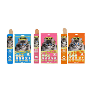 OEM ODM Marque privée Barres crémeuses pour chats riches en protéines, friandises en bâtonnets, saveur poulet, saumon, thon, collation humide liquide pour chats - Product Image 4