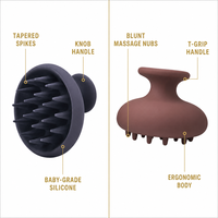 Brosse de bain pour animaux de compagnie en silicone, brosse de toilettage pour la douche, outil de massage et de démêlage pour chiens, chats, chiots et chatons