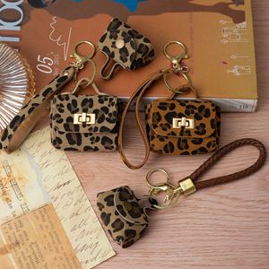 Mini sac de rangement créatif avec porte-clés, petit porte-monnaie en cuir PU, cordon de main, porte-clés en cuir souple - Product Image 3
