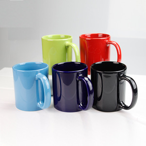 Tasses Personnalisables OEM en Glaçure Colorée, Mugs à Décalcomanie Vibrante avec Styles Variés pour la Rentrée des Classes, Personnalisation Sur Mesure Prise en Charge - Product Image 1