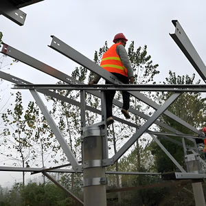 <span class=keywords><strong>Double</strong></span> pinces de fer <span class=keywords><strong>plat</strong></span> semi-circulaires pour l'énergie photovoltaïque Accessoires Systèmes d'énergie solaire en acier Carports <span class=keywords><strong>Toit</strong></span> en <span class=keywords><strong>aluminium</strong></span> - Product Image 5