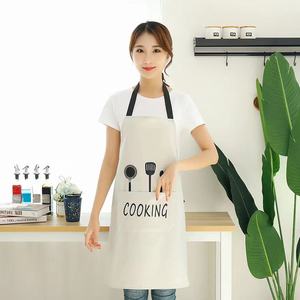 Tạp Dề Đồng Phục Phục Phục Vụ Bàn Nấu Ăn Nhà Bếp Có Logo Tùy Chỉnh Bán Buôn Giá Rẻ Bằng Vải Cotton Chống Thấm Nước Phân Hủy Sinh Học - Product Image 4