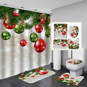 Decorazione Natalizia per il Bagno con Tenda a Tema Babbo <span class=keywords><strong>Natale</strong></span>, Ornamenti Natalizi, Regali di <span class=keywords><strong>Natale</strong></span> e Capodanno 2021, <span class=keywords><strong>Buon</strong></span> <span class=keywords><strong>Natale</strong></span> - Product Image 2