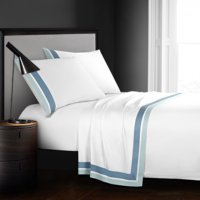 Ensemble de linge de lit en coton égyptien 300TC pour hôtel drap de lit king size ensemble de literie en coton de luxe