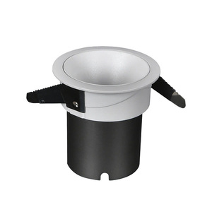 Plafonnier LED encastré réglable 12W COB anti-éblouissement, dimmable, 220V, en aluminium, IP65, angle de faisceau de 120 degrés, haute luminosité - Product Image 6