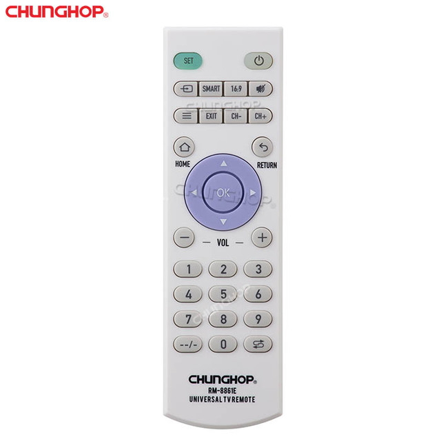 RM-8861E 31 Keys Smart Universal Tv Remote Control Substitute for Hdtv Nikai Daewoo TCL LG