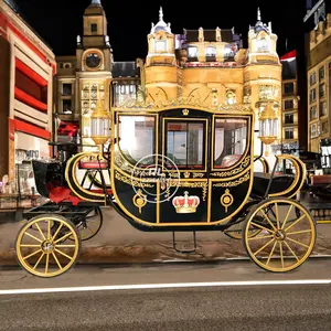 2024 New Coming American Electric Horseless Carriage Cinderella Coach For Royalty Electric Vehicle