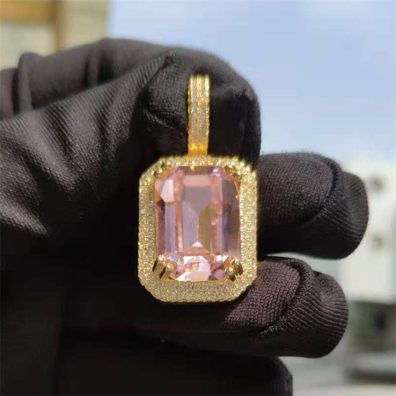Gold + pink stone