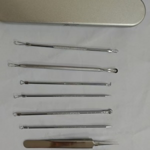 9 Pcs Set Stainless Steel Acne <b>Blackhead</b> Removal Needles Pimple Spot Comedo <b>Extractor</b> Tools - Product Image 6