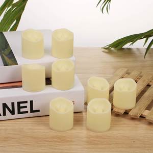 24 Stück/Box Bestseller Batteriebetriebene Romantische Wellenförmige <span class=keywords><strong>LED</strong></span> Elektronische Heimdekoration <span class=keywords><strong>LED</strong></span> Flackernde Kerzen Teelichter - Product Image 5